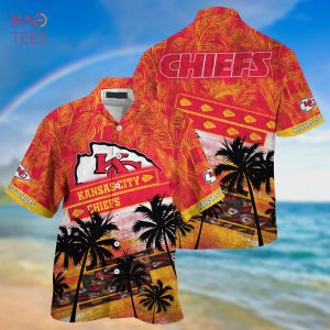 Kansas City Chiefs Hawaiian Jungle Skull NFL Beach Summer Men And