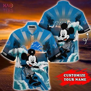 Detroit Lions NFL Summer Customized Hawaiian Shirt