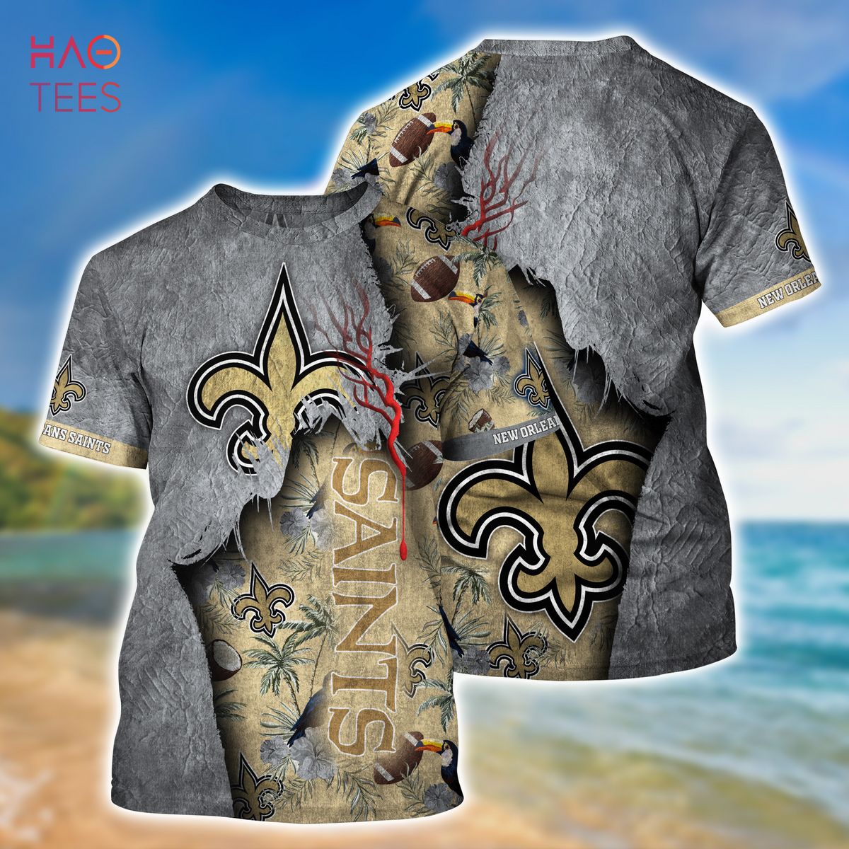 NEW Orleans Saints NFL God Hawaiian Shirt NEW Orleans Saints NFL God Hawaiian Shirt