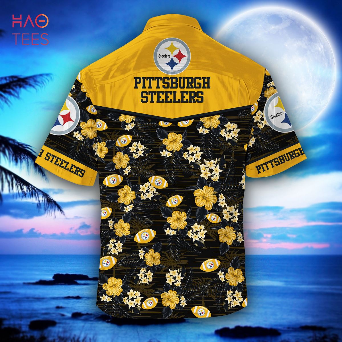 NEW Pittsburgh Steelers NFL Hawaiian Shirt