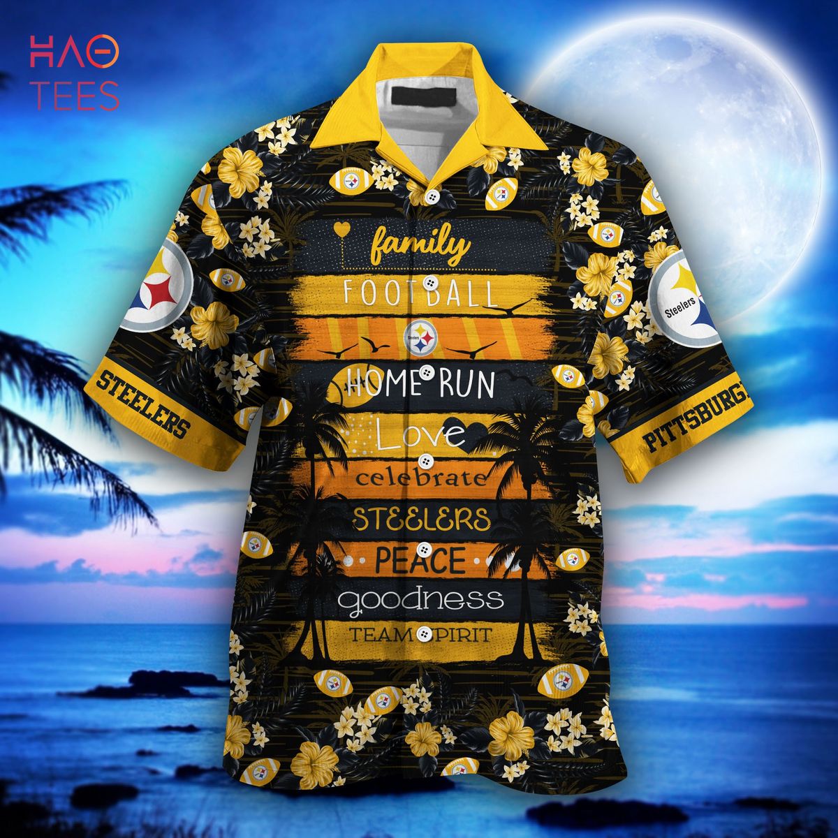 Pittsburgh Steelers Hawaiian shirt - CFM Store