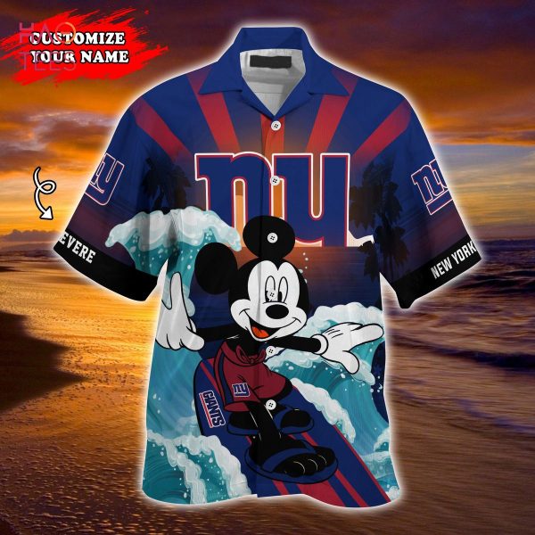 New York Giants NFL Summer Customized Hawaiian Shirt