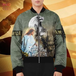 NEW God Bless America 3D Bomber – WZ01