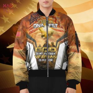 NEW God Is My Father, Veteran Is My Son 3D Bomber