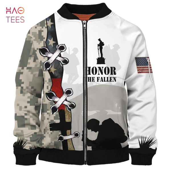 NEW Honor The Fallen 3D Bomber Limited Edition