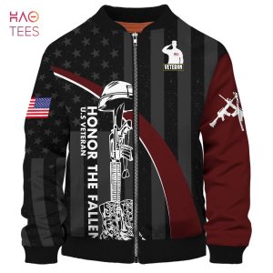 NEW Honor The Fallen U.S Veteran 3D Bomber