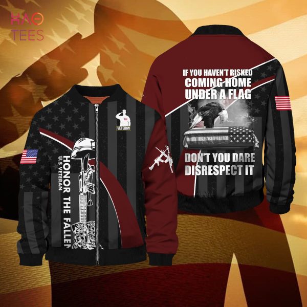 NEW Honor The Fallen U.S Veteran 3D Bomber