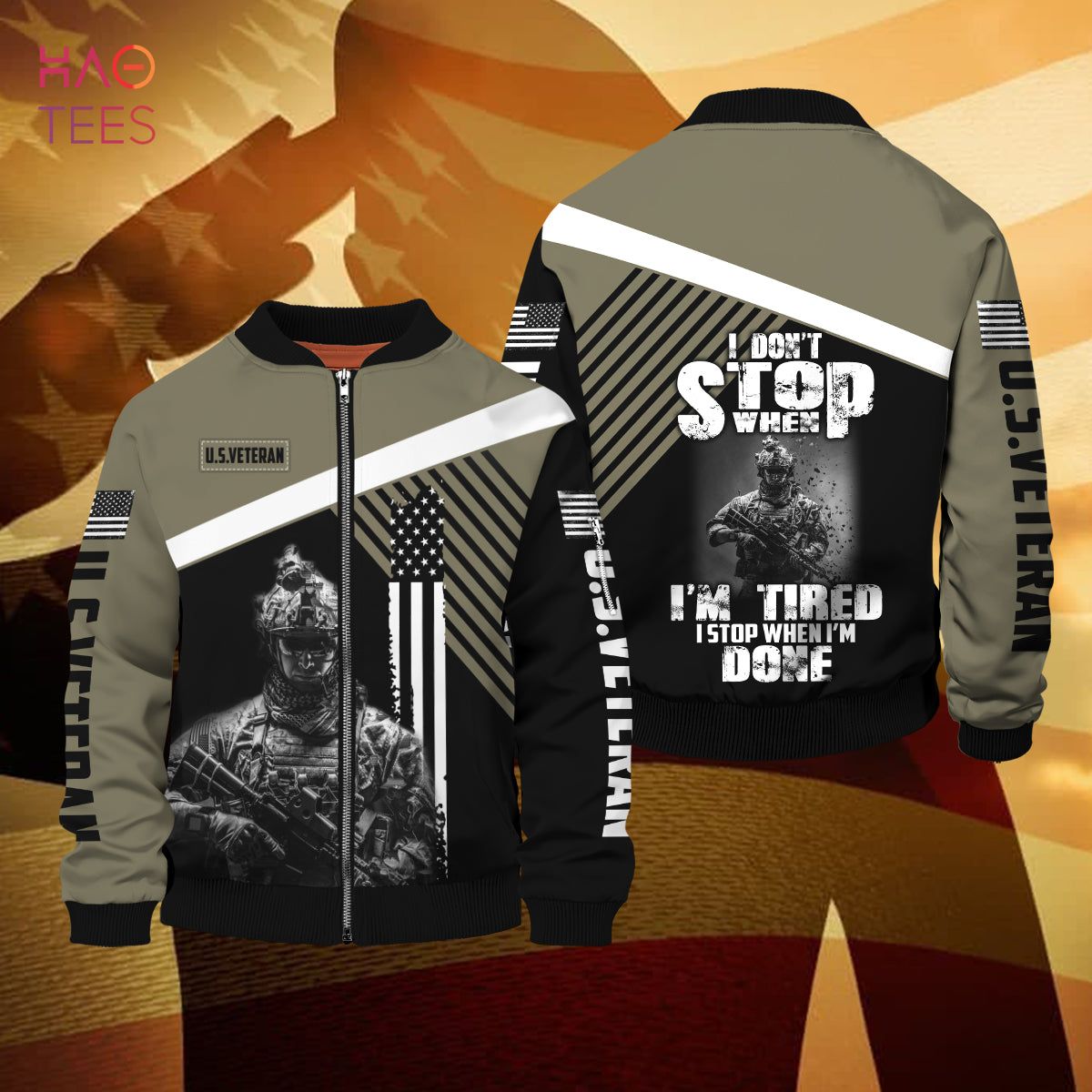 NEW I Don't Stop When I'm Tired I Stop When I'm Done 3D Bomber