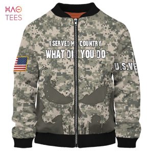 NEW I Served My Country What Did You Do 3D Bomber