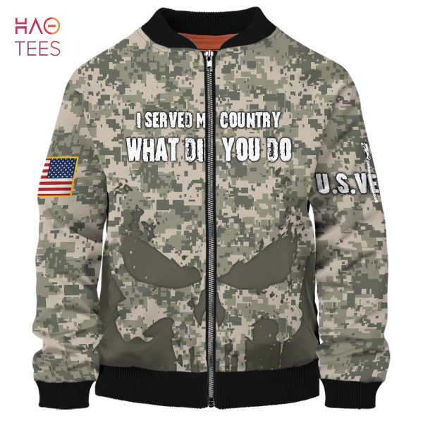 NEW I Served My Country What Did You Do 3D Bomber