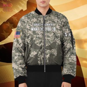 NEW I Served My Country What Did You Do 3D Bomber