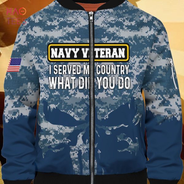 NEW I Served My Country What Did You Do 3D Bomber Limited Edition