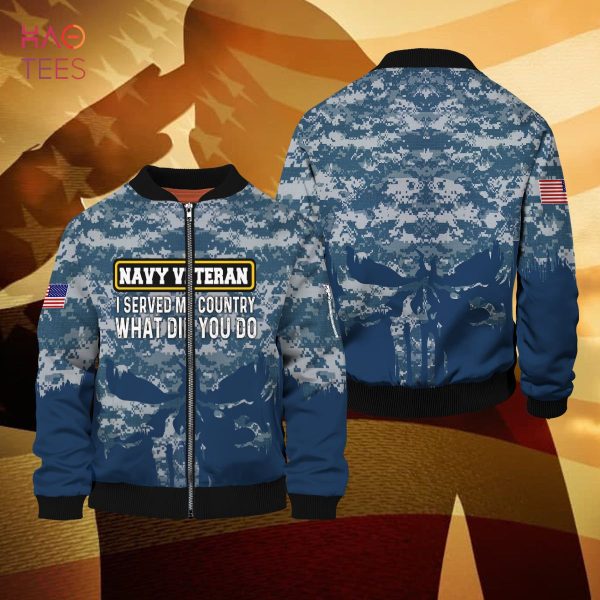 NEW I Served My Country What Did You Do 3D Bomber Limited Edition