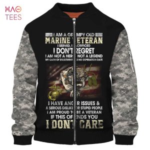 NEW I’m A Marine Veteran 3D Bomber