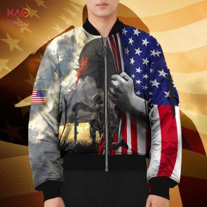 NEW Jesus And Veteran, Veteran 3D Bomber, Gift For Veteran 3D Bomber