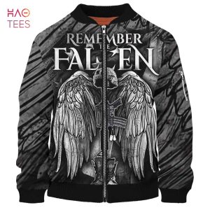 NEW Remember The Fallen Thank The Living 3D Bomber NEW Remember The Fallen Thank The Living 3D Bomber