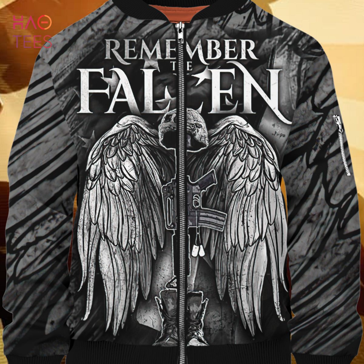 NEW Remember The Fallen Thank The Living 3D Bomber
