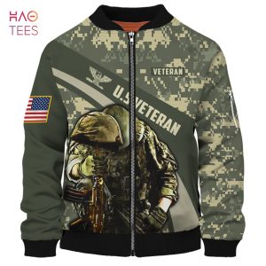 NEW U.S Veteran 3D Bomber Limited Edition NEW U.S Veteran 3D Bomber Limited Edition