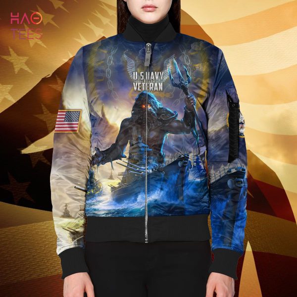 NEW US Navy Veteran 3D Bomber, Gift For Veteran 3D Bomber