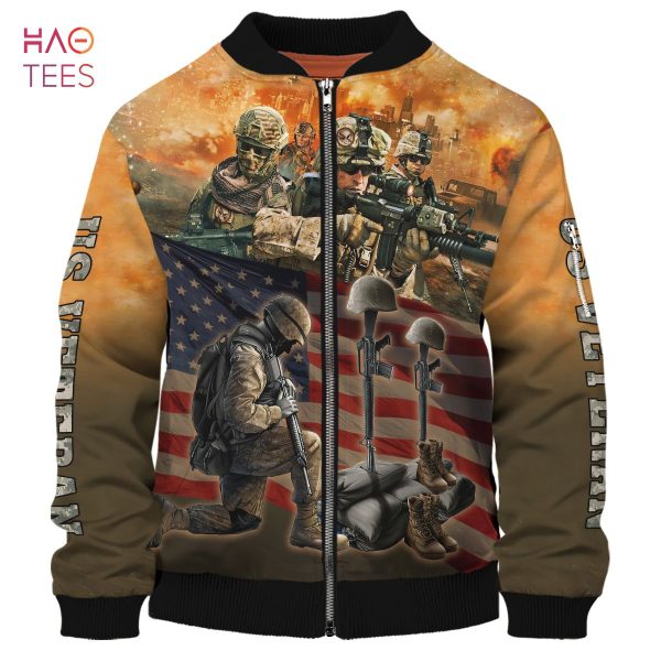 NEW US Veteran 3D Bomber, Gift For Veteran 3D Bomber