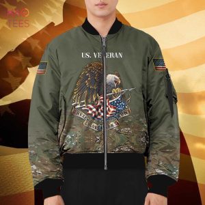 NEW US Veteran Camo 3D Bomber