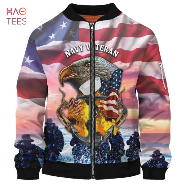 NEW USA Navy Veteran 3D Bomber