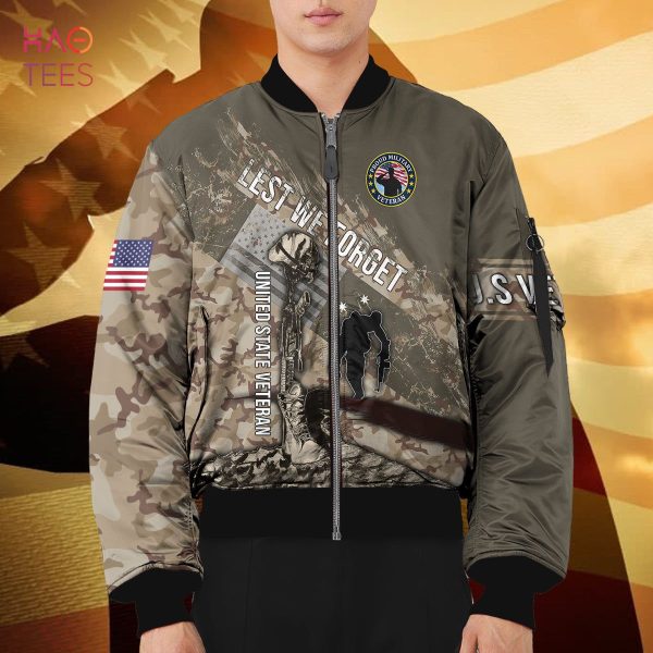 NEW Veteran Lest We Forget 3D Bomber