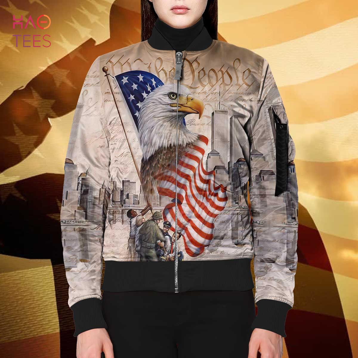 NEW Veteran With Eagle America 3D Bomber