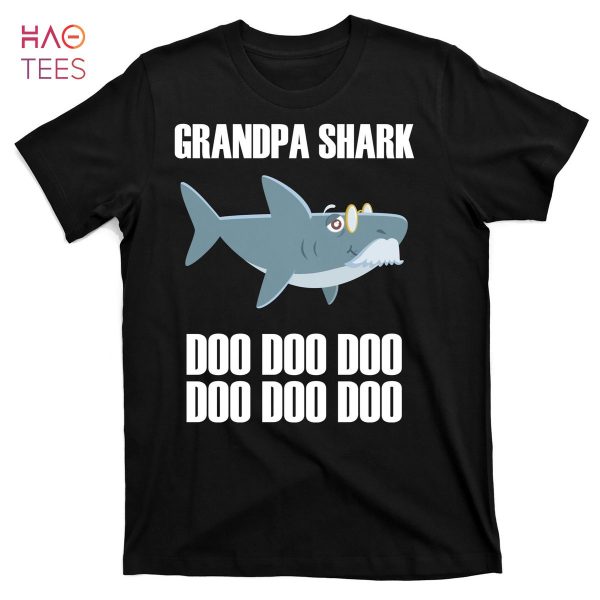 HOT Funny Doo Grandpa Shark T-Shirts