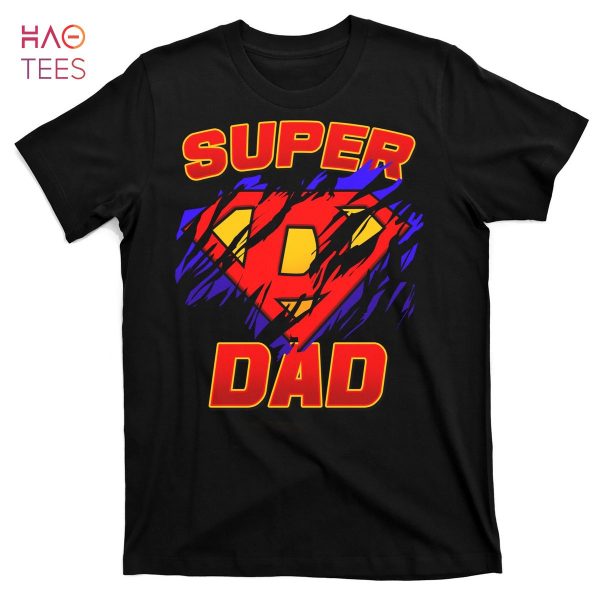 HOT Super Dad Ripped Logo T-Shirts