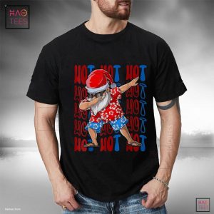 Dabbing Hawaii Santa Christmas In July Matching Family Shirt Dabbing Hawaii Santa Christmas In July Matching Family Shirt