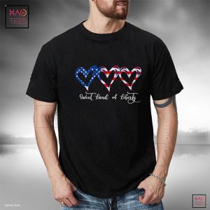 USA Flag Patriotic Hearts 4th of July Sweet Land of Liberty Shirt USA Flag Patriotic Hearts 4th of July Sweet Land of Liberty Shirt