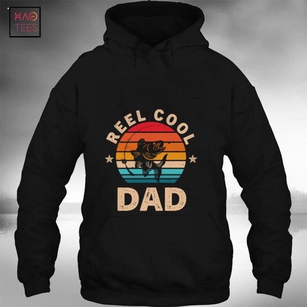 Gift For Fathers Day Tee – Reel Cool Dad Fishing Long Sleeve Shirt