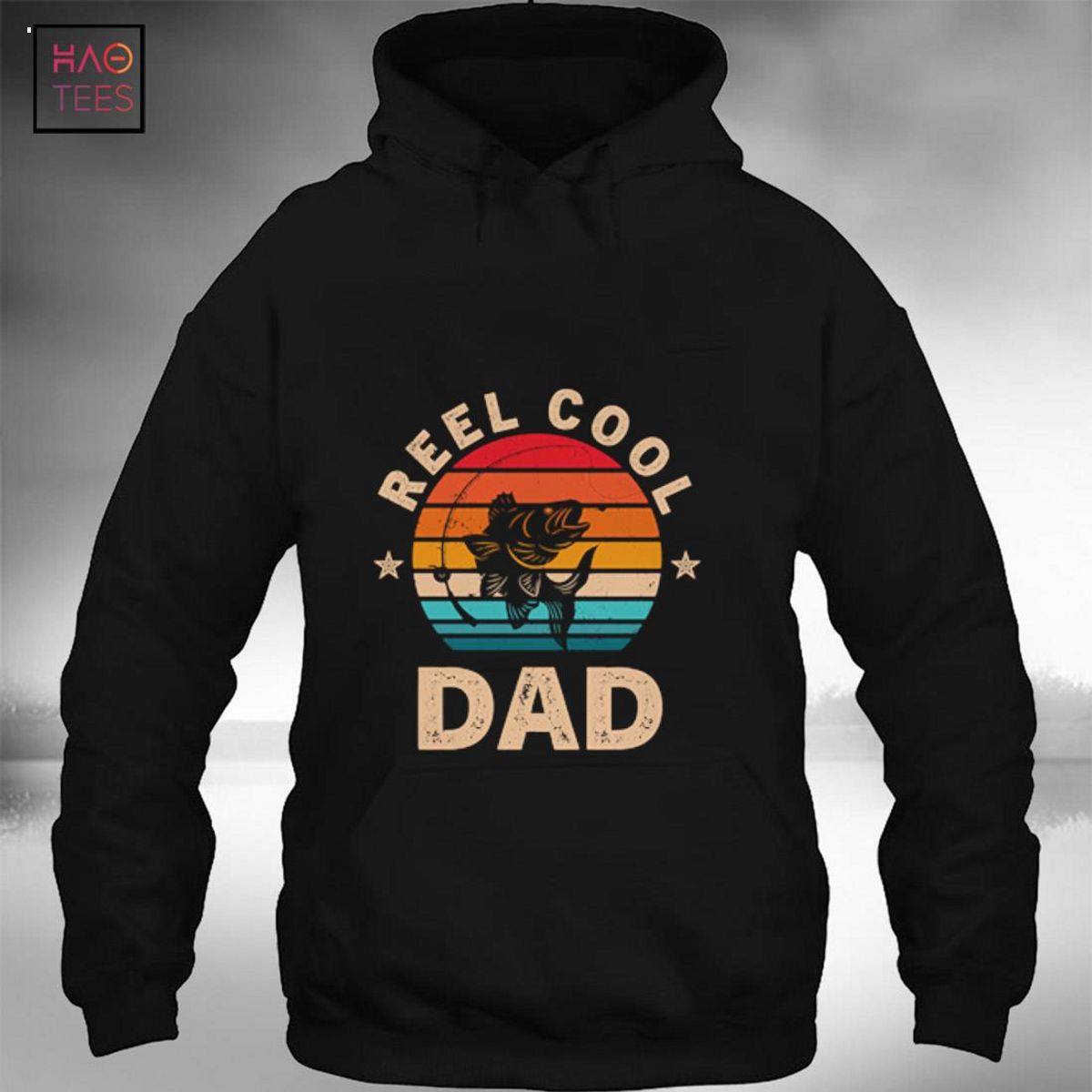 Gift For Fathers Day Tee - Reel Cool Dad Fishing Long Sleeve Shirt