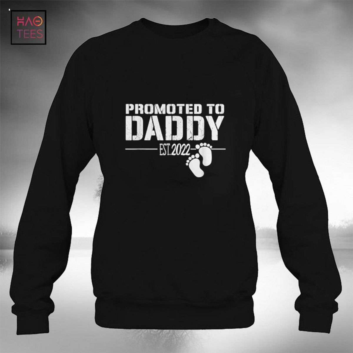 Promoted To Daddy 2022 Funny Gift For New Dad First Time Shirt