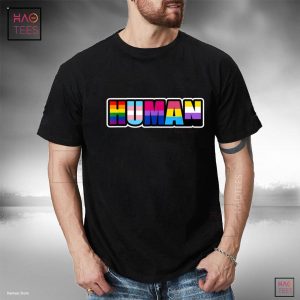 HUMAN LGBT Flag Gay Pride Month Transgender Shirt