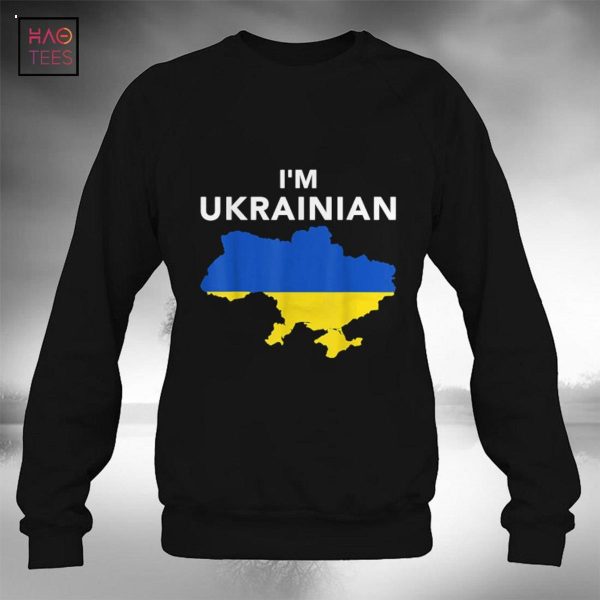 I’m Ukrainian Patriotic Proud Ukraine Flag Shirt