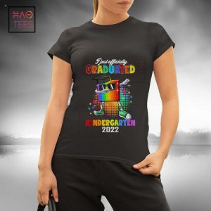 Kids I Officially Graduated Kindergarten Graduation 2022 Pop It Shirt