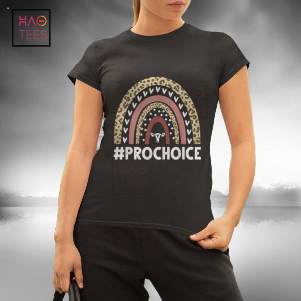 Leopard Rainbow Pro Choice Feminist Women’s Rights Shirt
