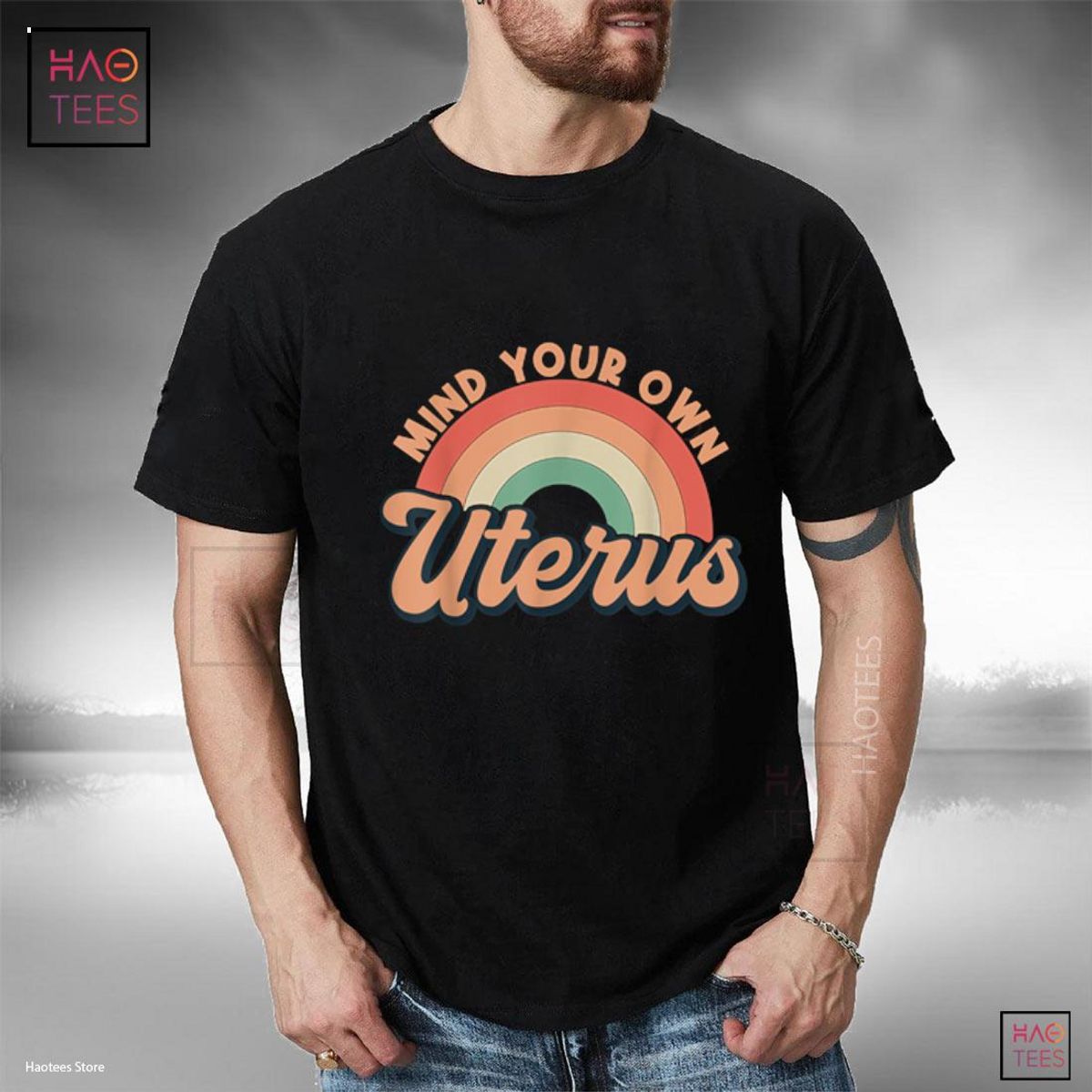 Mind Your Own Uterus Shirt Floral My Uterus My Choice Shirt