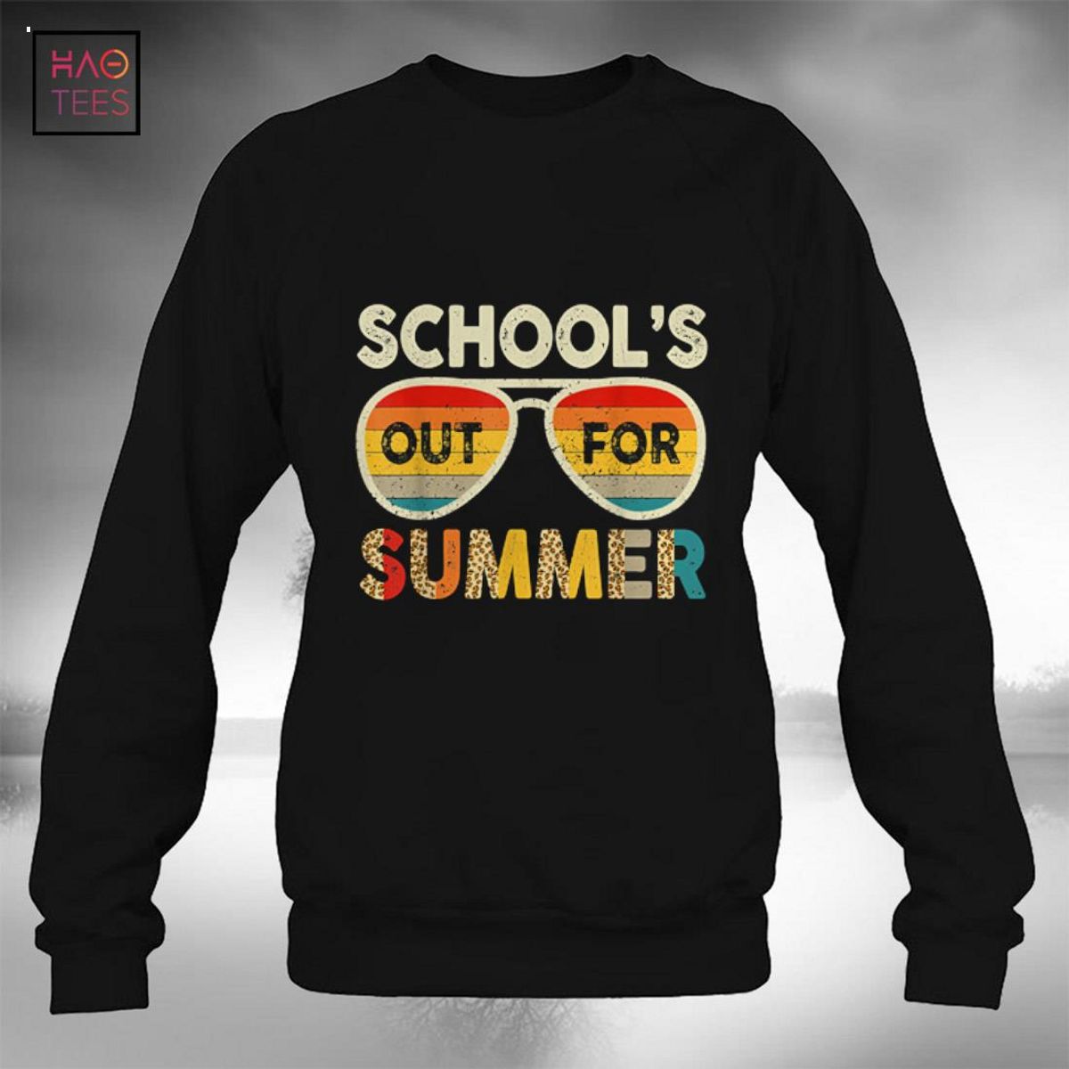 Retro Last Day Of School Schools Out For Summer Teacher Shirt