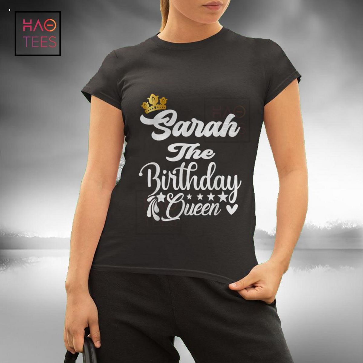 Sarah The Birthday Queen Happy Birthday Shirt For Women Girl Shirt
