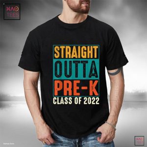 Straight Outta Pre-K Preschool Class Of 2022 Graduation Shirt