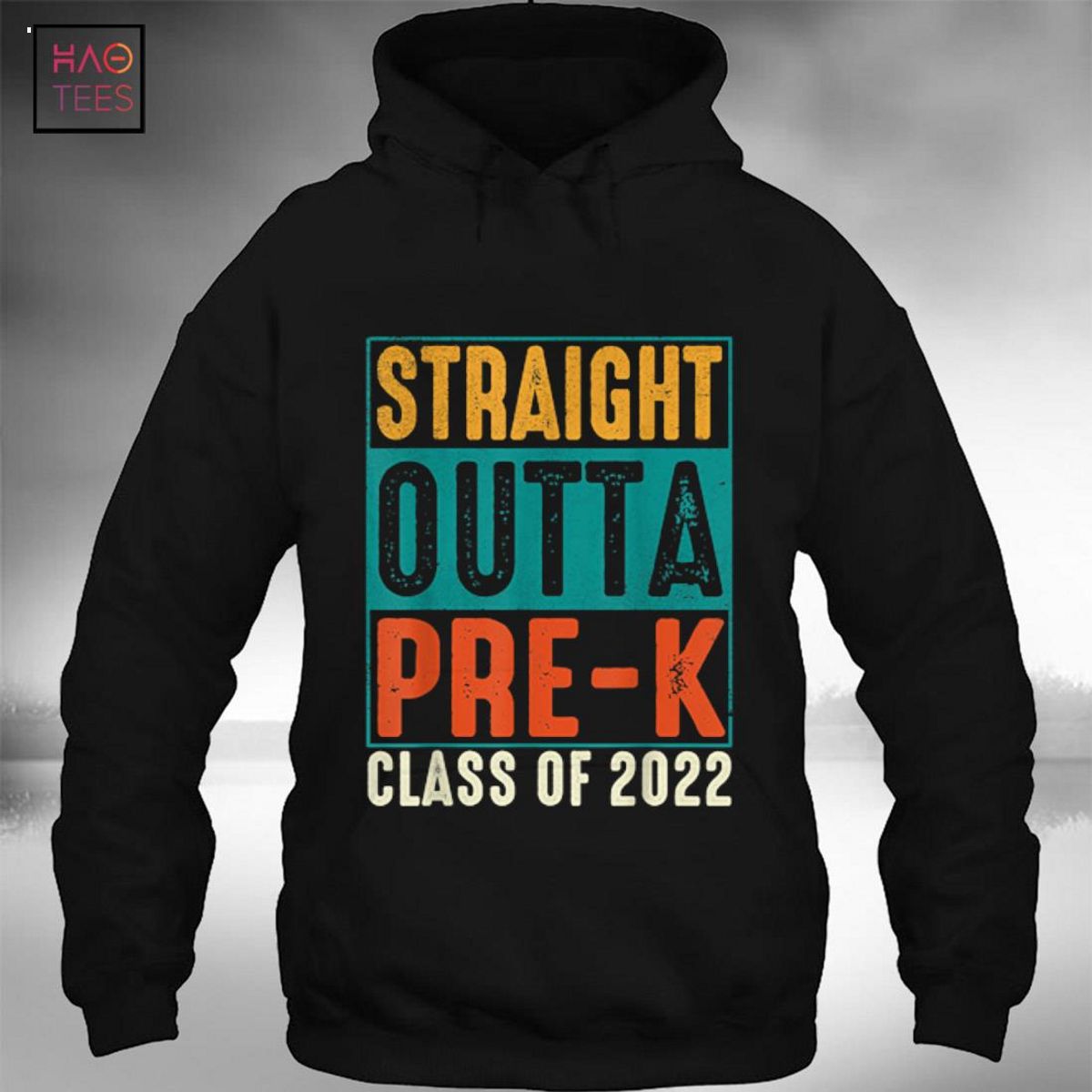 Straight Outta Pre-K Preschool Class Of 2022 Graduation Shirt