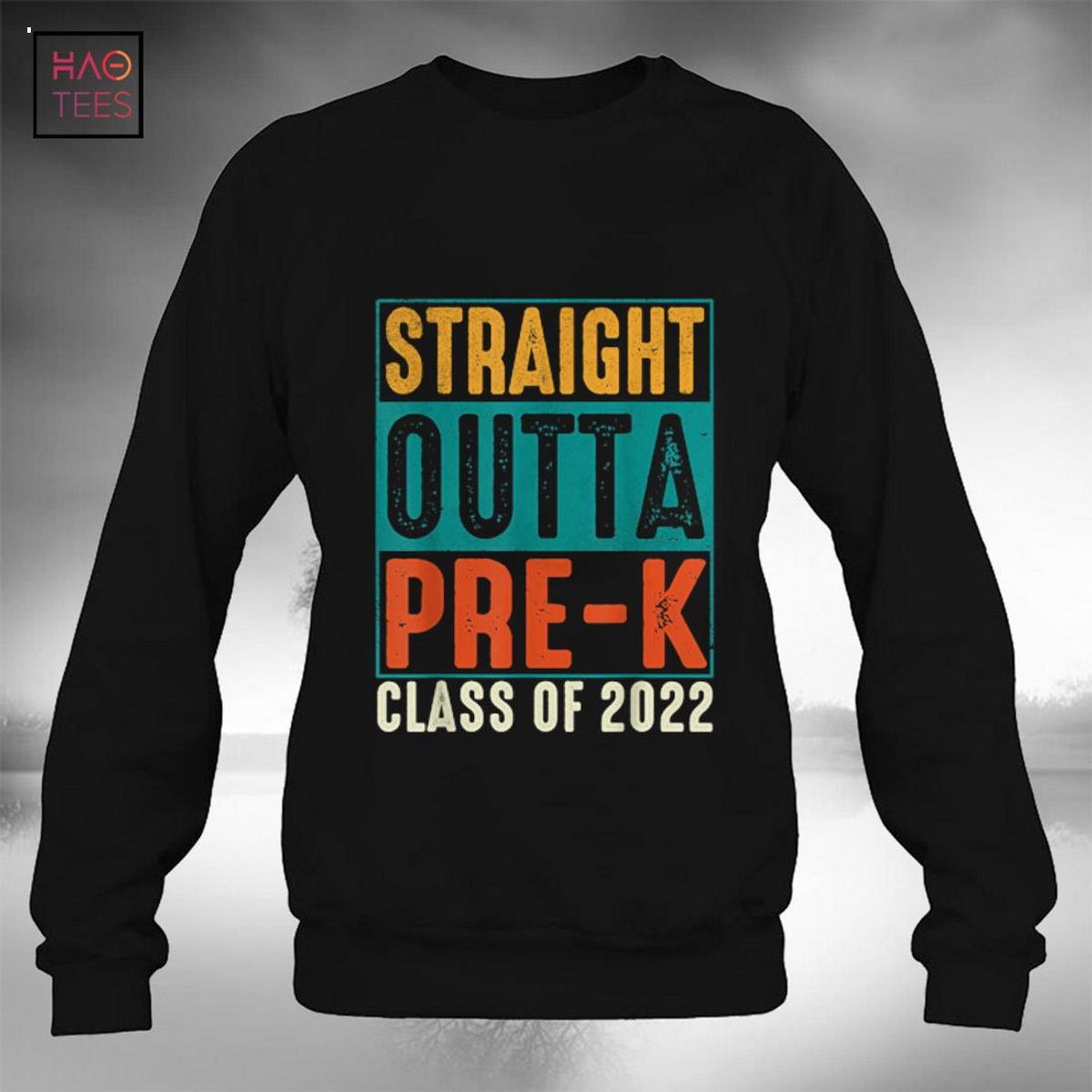 Straight Outta Pre-K Preschool Class Of 2022 Graduation Shirt