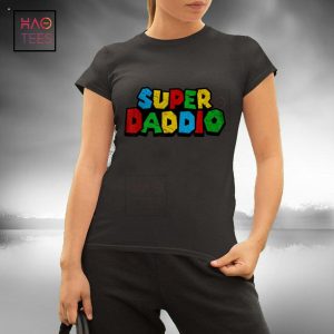 Super-Daddio Funny Dad Daddy Father Nerdy Video Gaming Lover Shirt