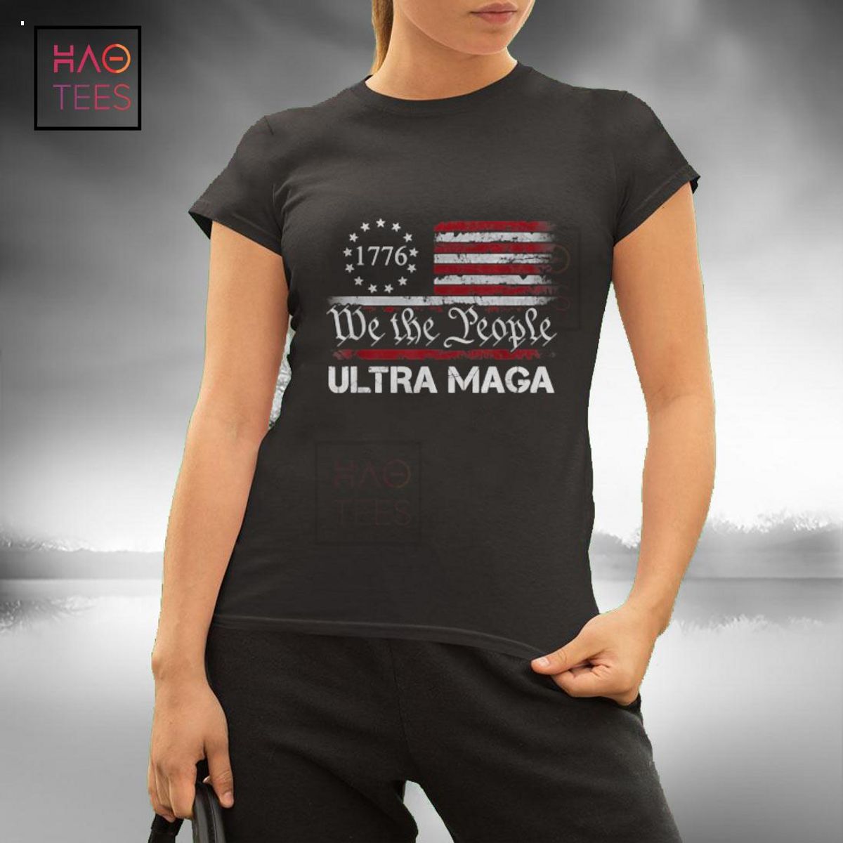 Ultra MAGA - We The People Proud Republican USA Flag Shirt