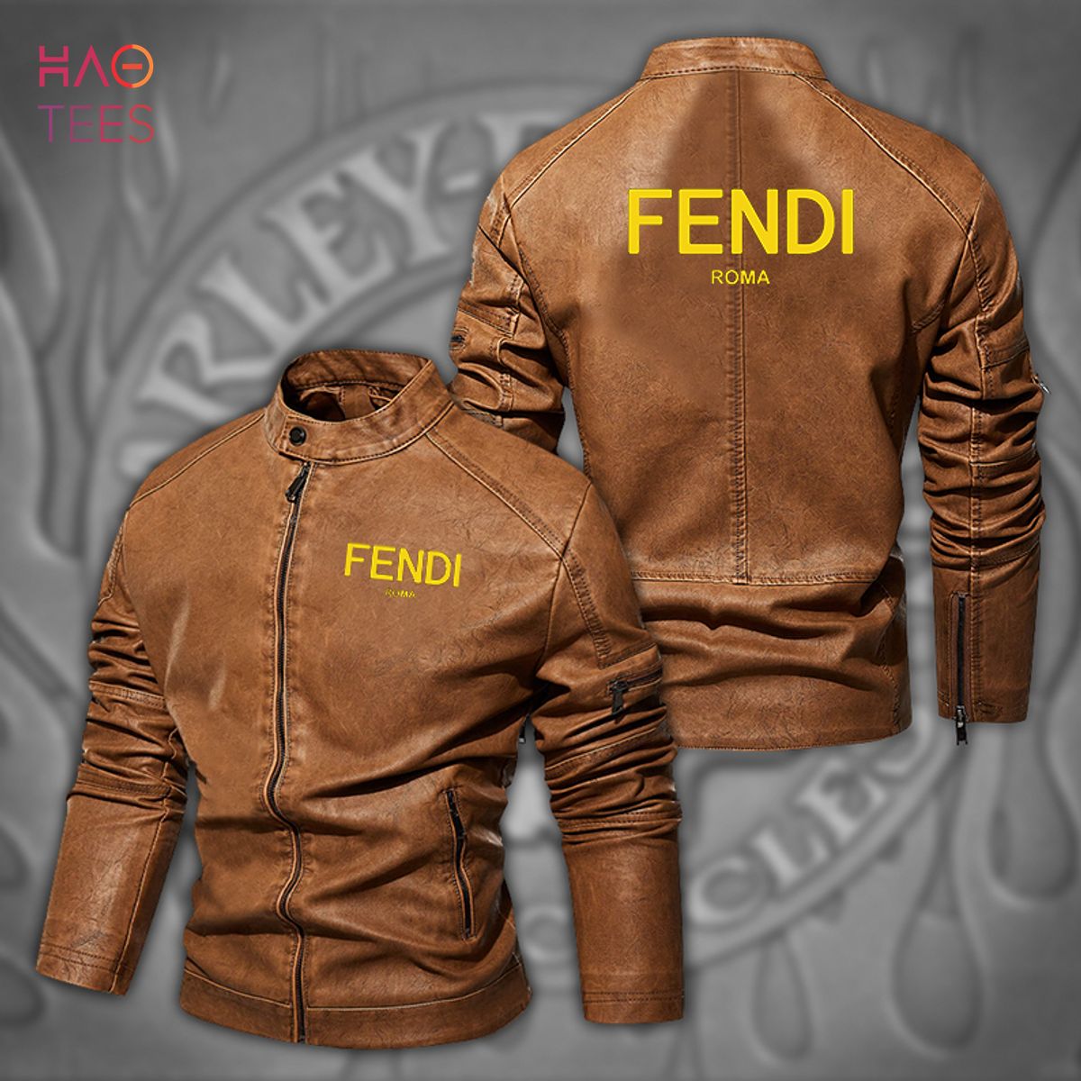 Fendi leather jackets hotsell