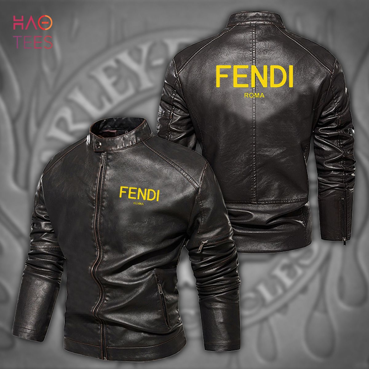 Fendi Men s Limited Edition New Leather Jacket