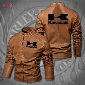 Kawasaki Men’s Limited Edition New Leather Jacket